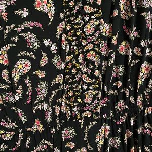 Beautiful black floral Modi Dress